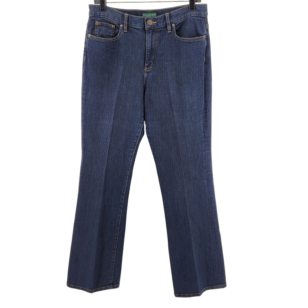 Ralph Lauren Jeans Co Classic Bootcut Jeans Size‎ 8 Denim Dark Wash